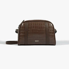 BOLSA TIRACOLO NAY PEQUENA MARROM S 50015 0837 0003 SCHUTZ