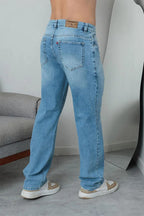 CALÇA JEANS MASC BAGGY BARRA NORMAL MAS00037 REVANCHE
