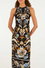 VESTIDO MIDI JARDIM REAL 342358 FARM RIO