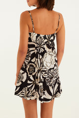 VESTIDO CURTO FLORAL 345400 FARM RIO