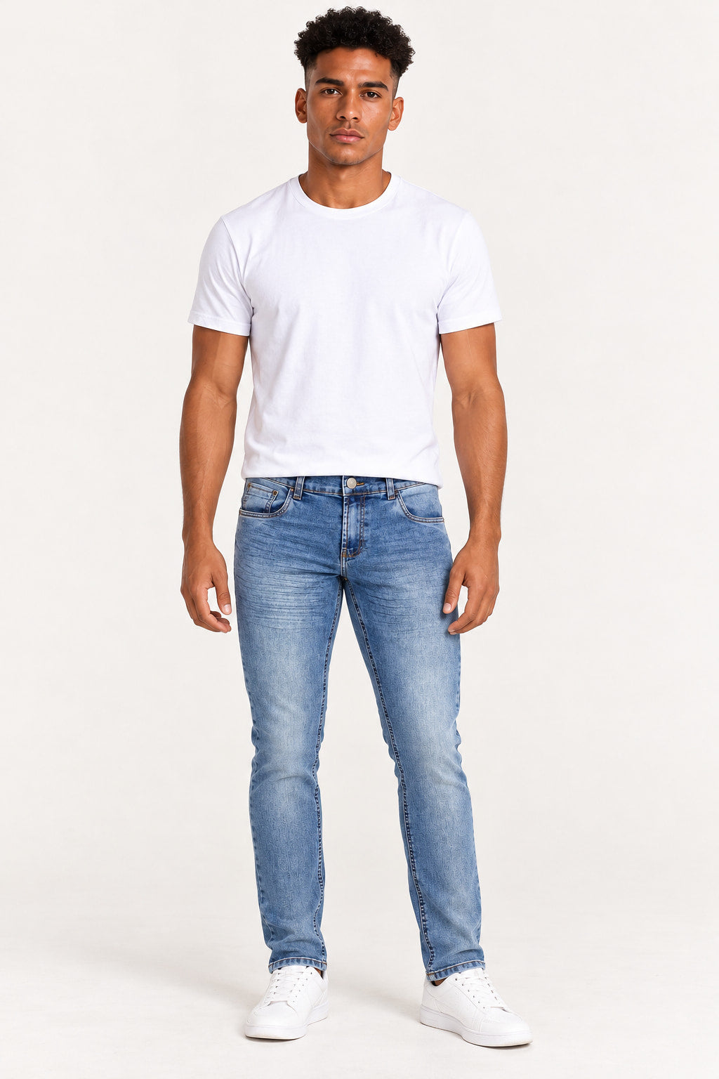 CALCA REGULAR JEANS MASC BARRA NORMAL CAMAS00098 REVANCHE