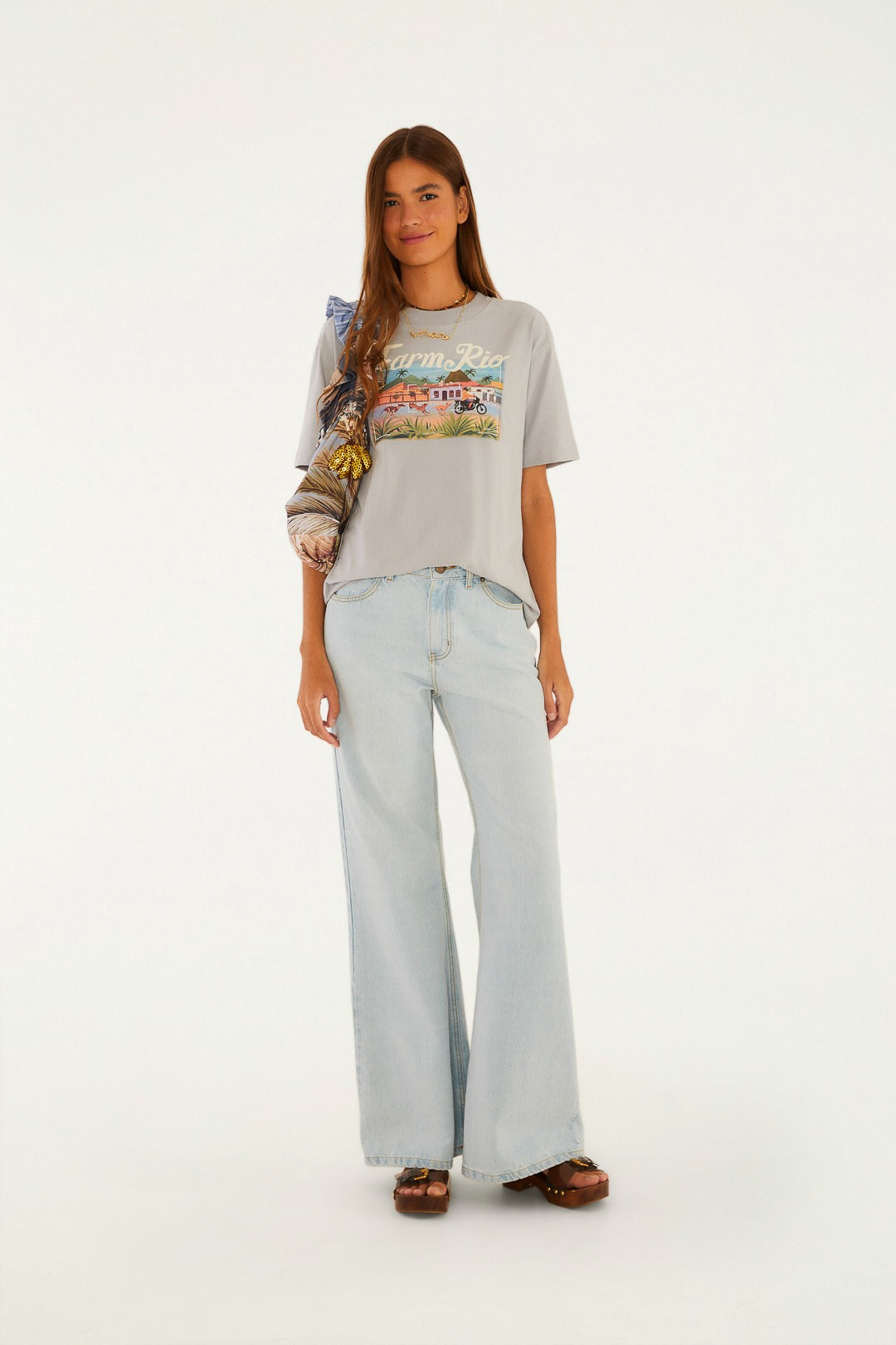 BLUSA T-SHIRT VIRA LATA 364045 FARM RIO Imagem secundária do produto