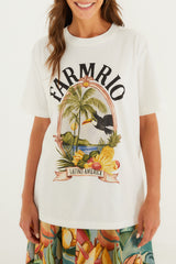 BLUSA T-SHIRT MEDIA LATINO AMERICA 347441 FARM RIO