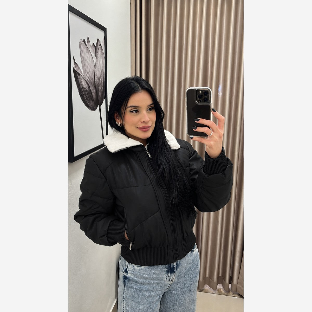 JAQUETA PUFFER COURINO PELO 5608 LB