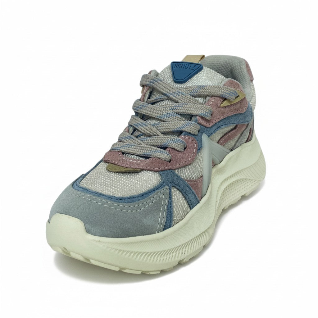 TÊNIS RECORTES CAMURÇA ROSA AZUL S 22506 0001 0007 SCHUTZ Imagem secundária do produto