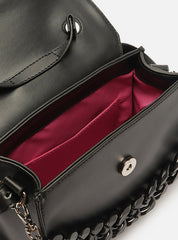 BOLSA SATCHEL PRETA IARA MÉDIA A 50023 0477 0101 AREZZO