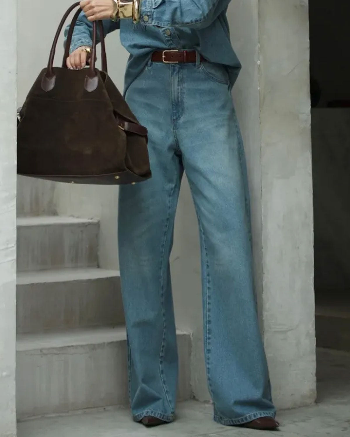 Calça Feminina ALCANCE ref. JEANS NEW - VintedoisK Imagem principal do produto