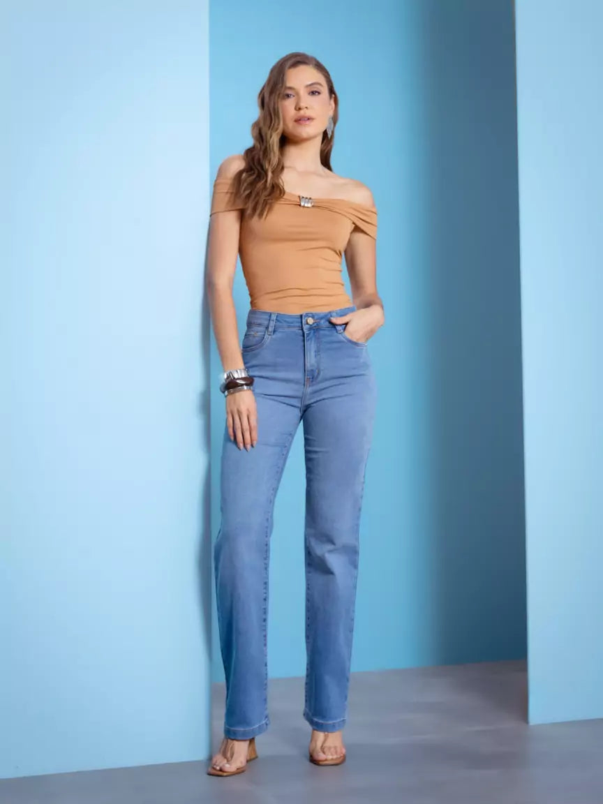 Calça Feminina SKENN ref. JEANS SLIM - VintedoisK Imagem principal do produto