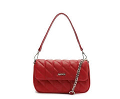 BOLSA TIRACOLO MÉDIA MATELASSÊ TRIANGULAR VERMELHA C 50036 0006 0004 ANACAPRI