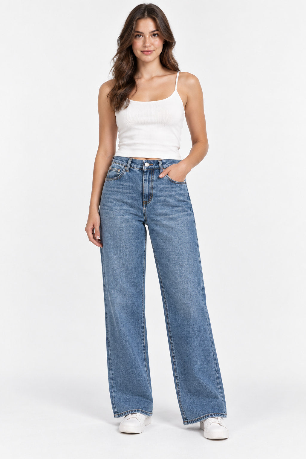 CALCA JEANS BAGGY OCHER 2630249260 LERRUX Imagem principal do produto