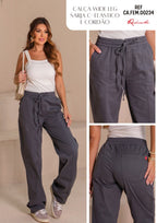 Calça Feminina REVANCHE ref. SARJA WIDE - VintedoisK