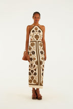 VESTIDO MIDI SONHO CONCHA 361700 FARM RIO
