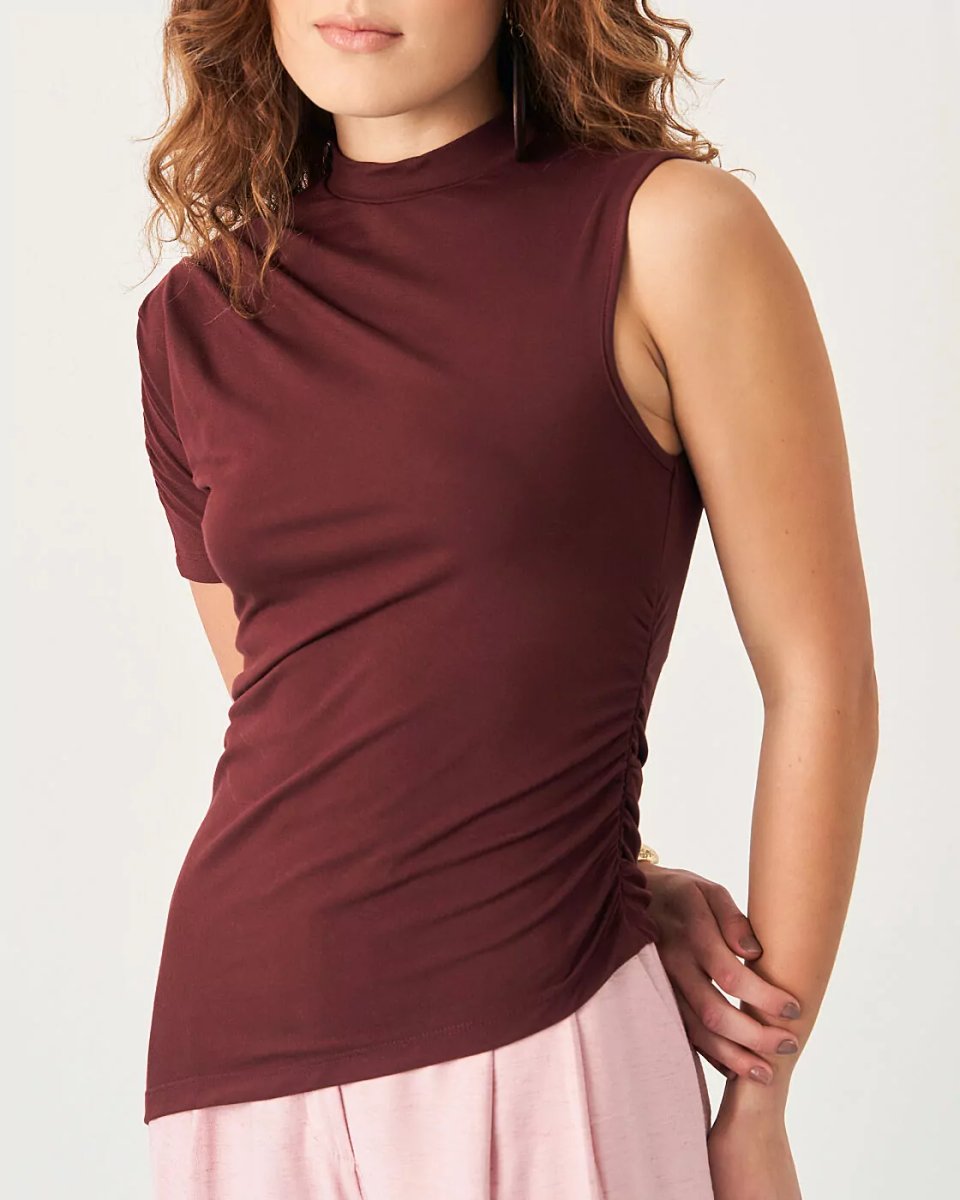 BLUSA FEM DET FRANZIDO B8532 COQUETA Imagem secundária do produto