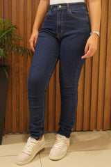 CALÇA JEANS SKINNY ESCURA 8276 ALCANCE