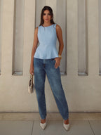 Calça Feminina SKENN ref. JEANS MOM - VintedoisK