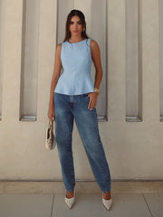 CALÇA JEANS MOM NEW DENIM 401309 SKENN