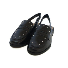 SAPATILHA SLINGBACK PRETA TACHAS C 30449 0034 0001 ANACAPRI