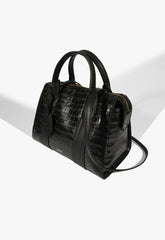 BOLSA BOWLING NAY CROCO PRETA S 50015 0838 0001 SCHUTZ