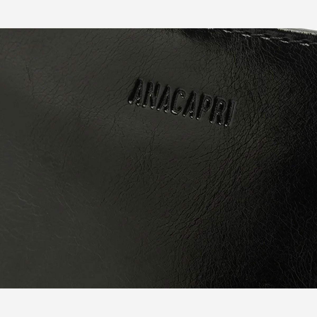 BOLSA TIRACOLO LISA MEDIA PRETA C 50030 0165 0001 ANACAPRI