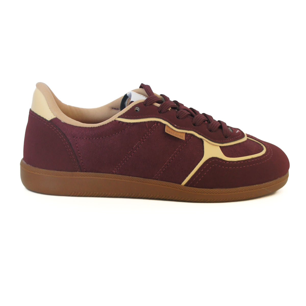 TÊNIS A'25 BORDÔ E AMARELO C 30579 0012 0008 ANACAPRI