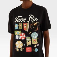 BLUSA T-SHIRT PRAIA CARIOCA 358708 FARM RIO