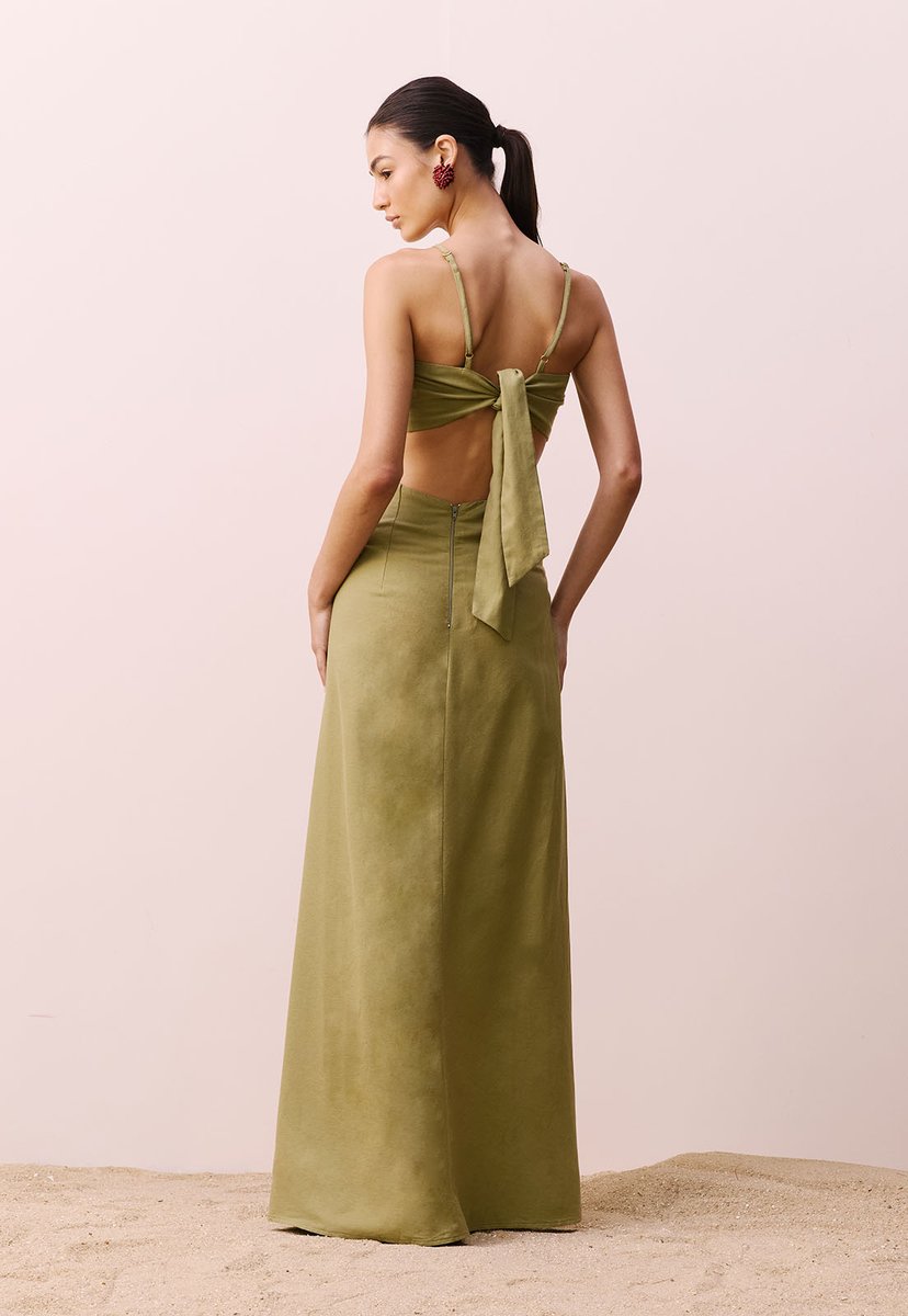 VESTIDO FLOR BUSTO 105812 CACAY Imagem secundária do produto