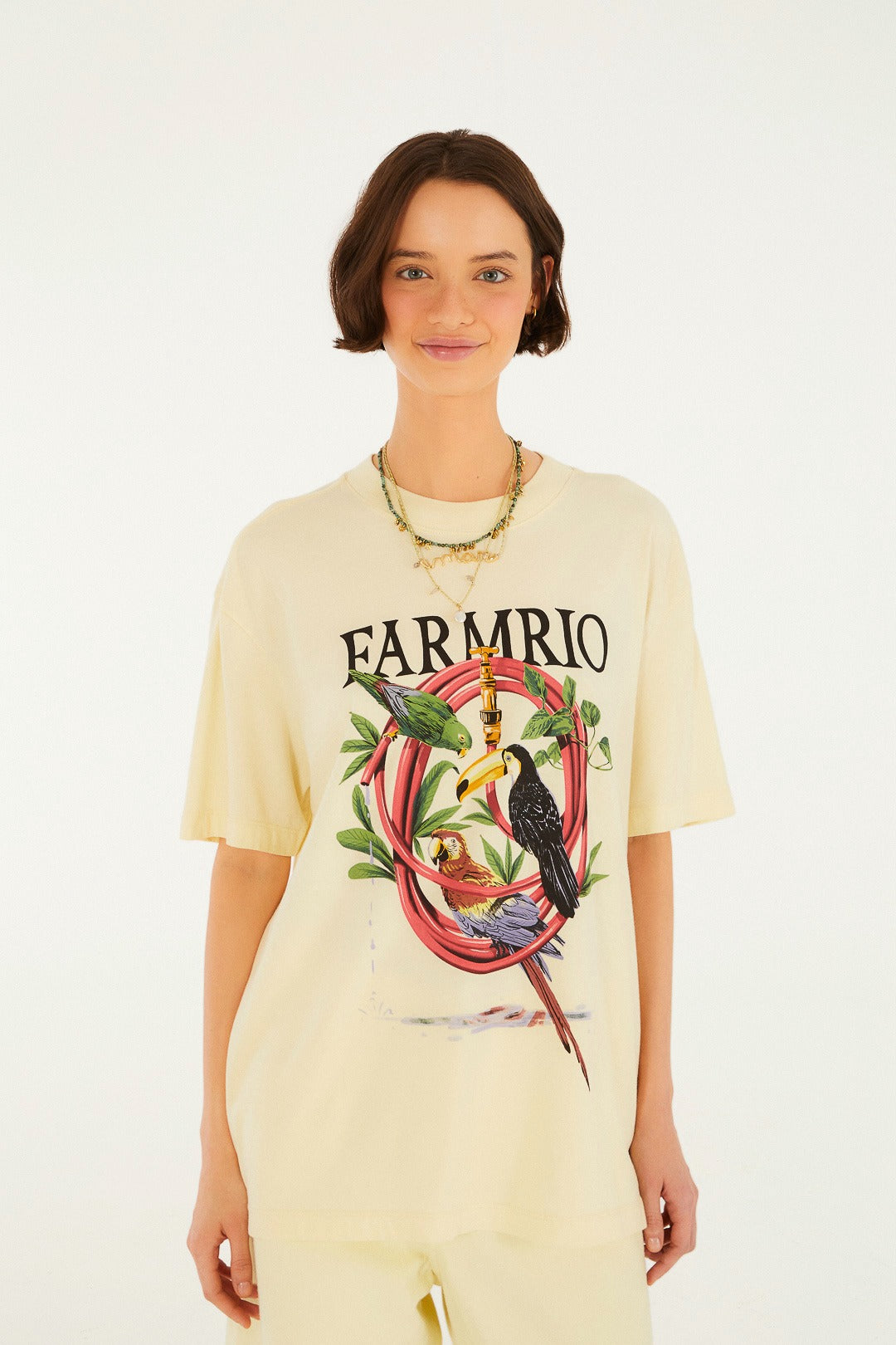 Feminino Farm ref. TSHIRT MEDIA - VintedoisK Imagem principal do produto