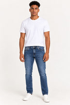 CALÇA JEANS MASC SLIM BORD CAMAS00011 REVANCHE