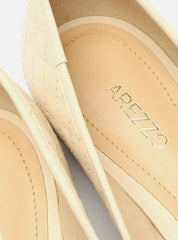 SAPATILHA OFF-WHITE MATELASSÊ BICO REDONDO A 03762 6723 0901 AREZZO