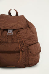 BOLSA FARM PIPOCA LISOS PUFFER MARROM TE 78328305B FARM