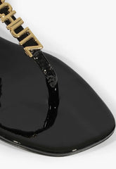 SANDÁLIA RASTEIRA CRYSTAL SCHUTZ LOGO PRETA S 01168 0089 0001 SCHUTZ