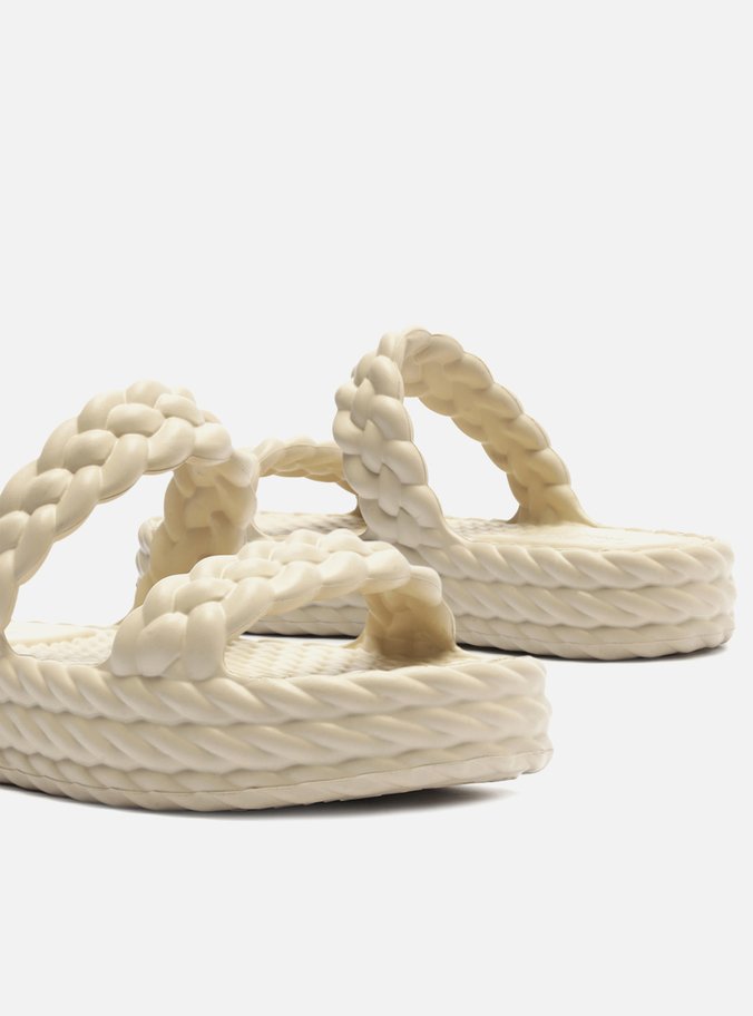 Sandália Feminina BRIZZA ref. BRANCA FLATFORM - VintedoisK