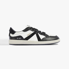 Tênis St Couro Preto E Branco Brilho S 21853 0001 0099 Schutz