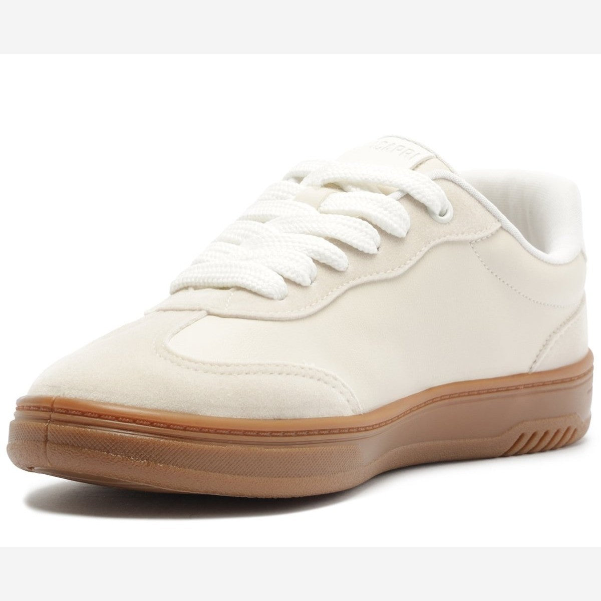TÊNIS LUA SOLA ALTA RECORTES SUEDE BRANCO OFF C 30704 0006 0004 ANACAPRI