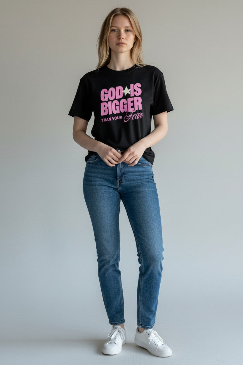 BLUSA T-SHIRT GOD IS BIGGER 34165F LERRUX Imagem secundária do produto