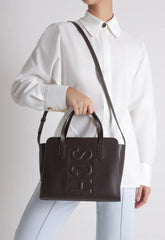 BOLSA TOTE MÉDIA TASSY MARROM S 50015 0512 0053 SCHUTZ