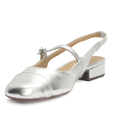 SAPATILHA SLINGBACK PRATA SALTO BLOCO C 30506 0012 0008 ANACAPRI - Vintedoisk