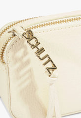 BOLSA TIRACOLO PEQUENA NICKY COURO OFF S 50015 0865 0003 SCHUTZ