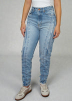 Calça Feminina DISPARATE ref. JEANS MOM - VintedoisK