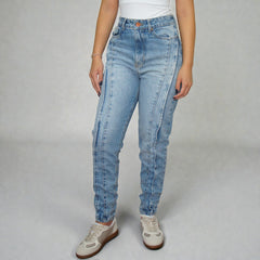 CALÇA JEANS MOM FEM 50090 DISPARATE