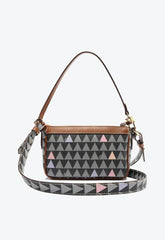 BOLSA TIRACOLO PEQUENA EMMY TRIANGLE PRETA S 50018 1511 0001 SCHUTZ - Vintedoisk