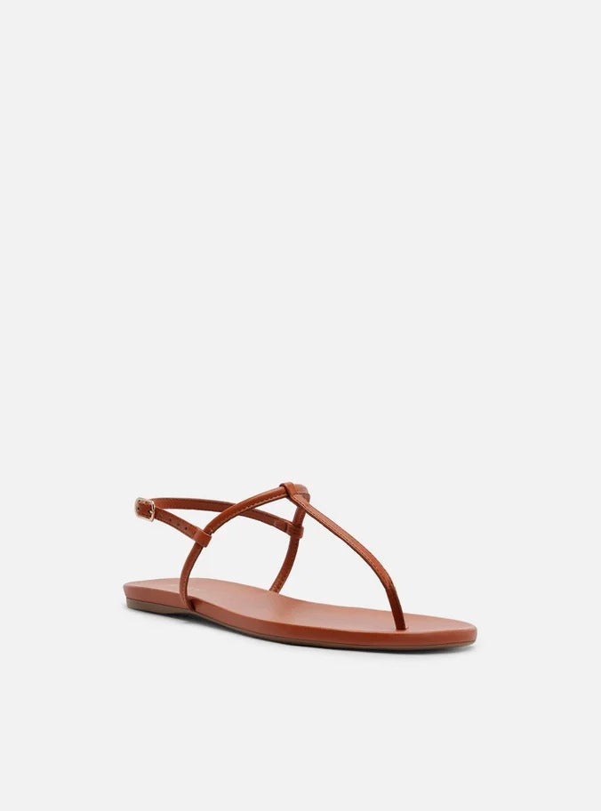 SANDÁLIA RASTEIRA LARANJA TIRAS SLIM BÁSICA A 03274 0012 0242 AREZZO Imagem secundária do produto
