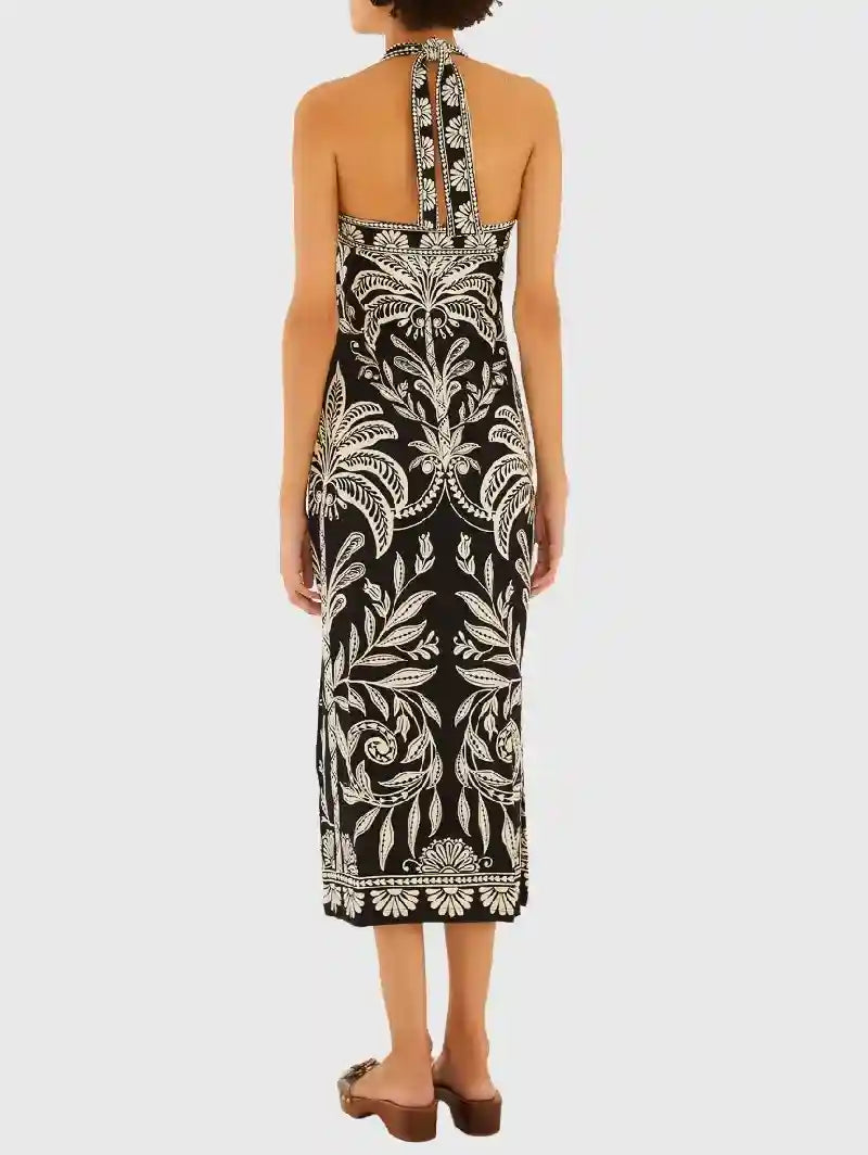 VESTIDO MIDI COQUEIRO SERENO 366986 FARM Imagem secundária do produto
