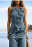 Blusa Feminina Alcance ref. JEANS EVASE - VintedoisK