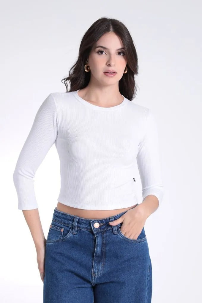 Blusa Feminina Revanche ref. BLUSA CANELADA - VintedoisK