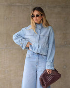 Jaqueta Feminino Alcance ref. JAQUETA JEANS - VintedoisK