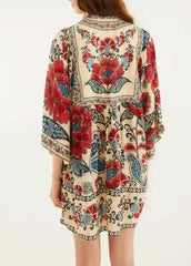 VESTIDO CURTO MANGA FRANCISCA 342036 FARM RIO
