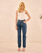 Calça Feminina ALCANCE ref. JEANS MOM - VintedoisK