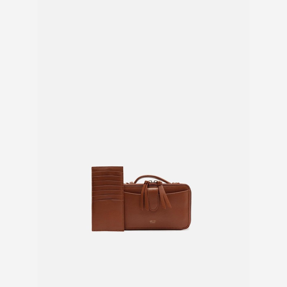 BOLSA TIRACOLO MARROM PEQUENA BOLSO DUPLO A 57100 2436 0002 AREZZO