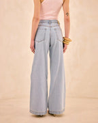 Calça Feminina ALCANCE ref. JEANS FLARE - VintedoisK